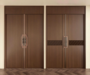 New Chinese Style Double Door-ID:371340992