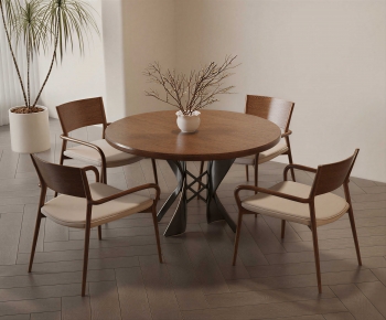 Modern Dining Table And Chairs-ID:195663938