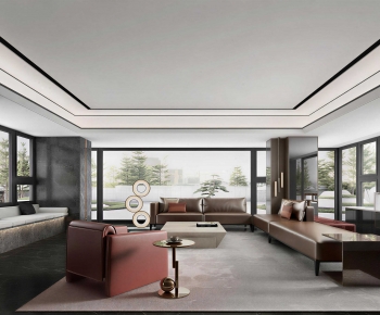 Modern A Living Room-ID:813419847