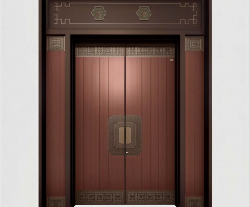 New Chinese Style Double Door-ID:146001105