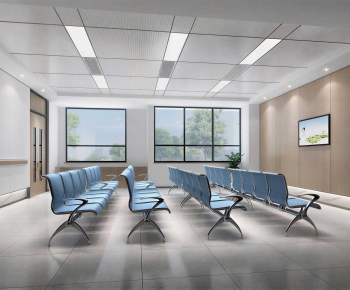 Modern Hospital Hall-ID:411099915