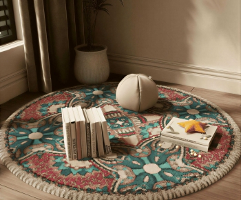 American Style Circular Carpet-ID:206664098