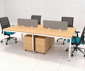 Modern Office Desk And Chair-ID:139662033