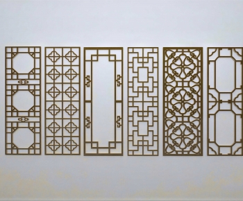 New Chinese Style Metal Screen Partition-ID:693674095