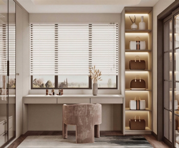 Modern Clothes Storage Area-ID:354922063