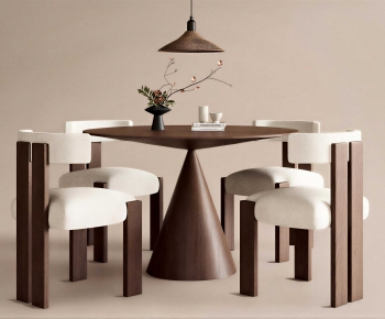Modern Dining Table And Chairs-ID:372551921