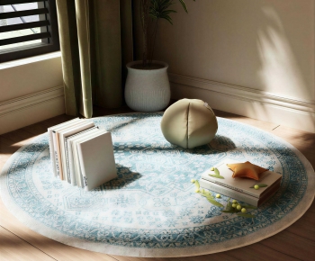 Modern Circular Carpet-ID:679140191