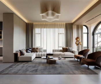 Modern A Living Room-ID:265286923