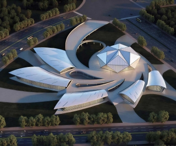 Modern Architectural Bird's-eye View Planning-ID:394946101