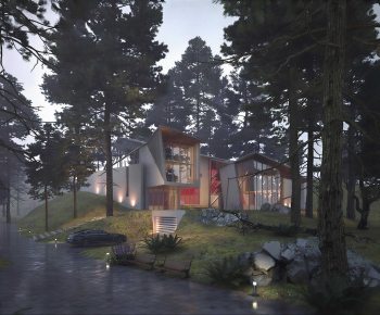 Modern Detached Villa-ID:397279988