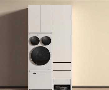 Modern Laundry Cabinet-ID:874043949