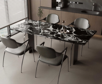 Modern Dining Table And Chairs-ID:104320052