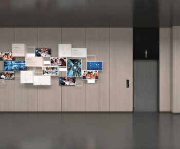 Modern Office Elevator Hall-ID:754513989