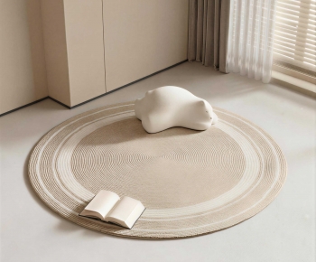 Modern Circular Carpet-ID:689620028