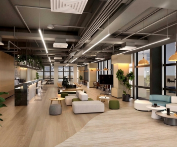 Industrial Style Office Rest Area-ID:146243108