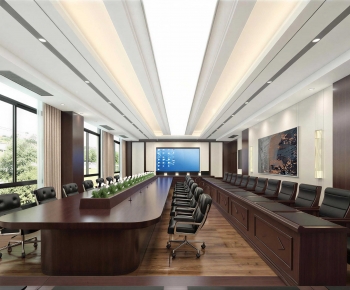 New Chinese Style Meeting Room-ID:751775989