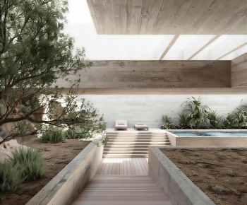 Modern Courtyard/landscape-ID:121342908