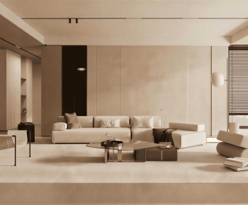 Wabi-sabi Style A Living Room-ID:213078988