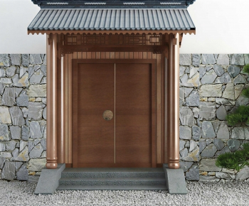 New Chinese Style Facade Element-ID:862191924