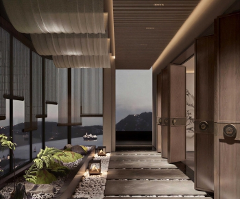 New Chinese Style Hallway-ID:322444926