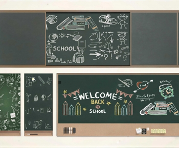 Modern Blackboard/whiteboard-ID:221362119