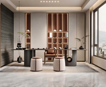 New Chinese Style Tea House-ID:888030055