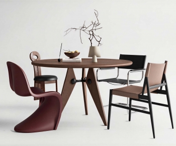 Modern Dining Table And Chairs-ID:584901098