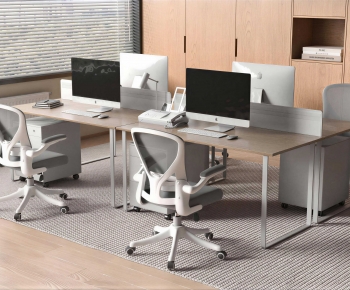 Modern Office Desk And Chair-ID:562876947