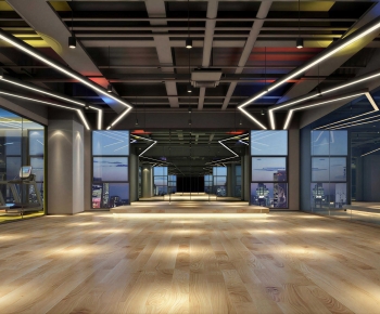Industrial Style Gym-ID:700517897