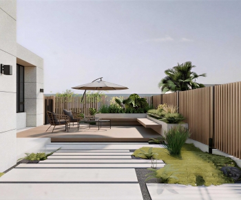 Modern Courtyard/landscape-ID:624912985