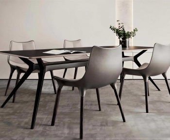 Modern Dining Table And Chairs-ID:565196046