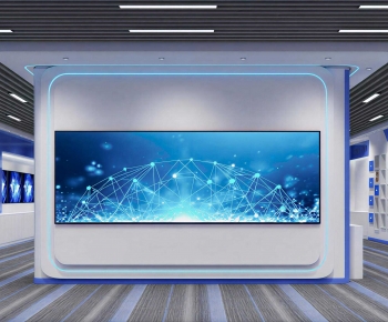 Modern Exhibition Hall-ID:476991898
