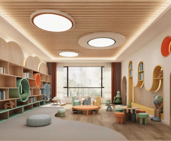 Modern Children's Reading Room-ID:479235893