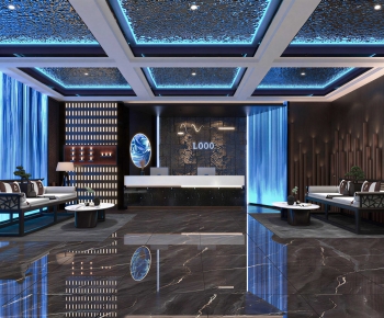 New Chinese Style Lobby Hall-ID:266433006