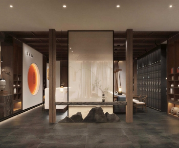 New Chinese Style Teahouse Tea House-ID:530970102