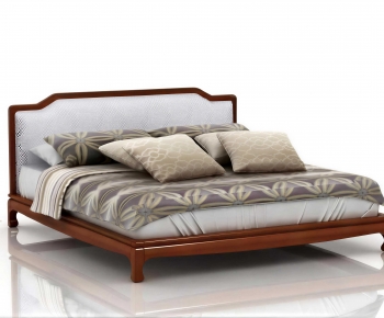 New Chinese Style Double Bed-ID:682768836