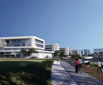 Modern Appearance Of Commercial Building-ID:397384887
