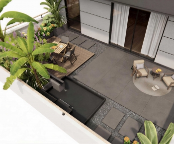 Modern Courtyard/landscape-ID:276084901