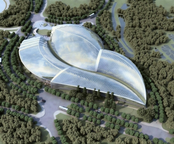 Modern Architectural Bird's-eye View Planning-ID:362235077