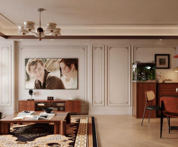 French Style A Living Room-ID:159722094