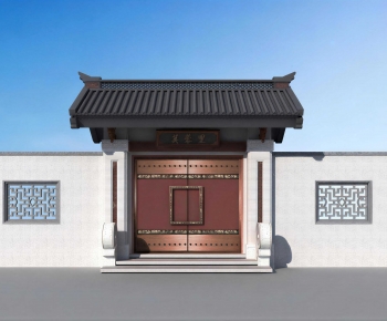 Chinese Style Facade Element-ID:157452116
