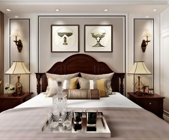 American Style Bedroom-ID:160094026