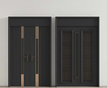New Chinese Style Double Door-ID:700900663