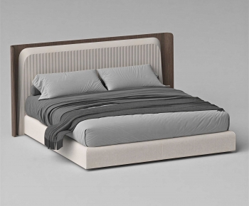 Modern Double Bed-ID:801980029