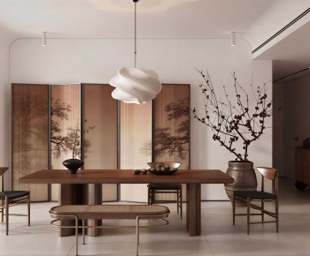 New Chinese Style Dining Room-ID:640707024