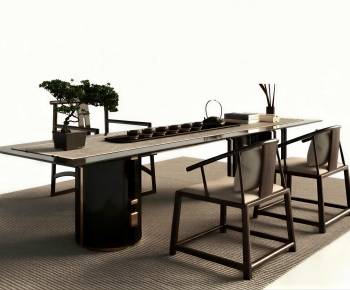 New Chinese Style Tea Tables And Chairs-ID:903433081