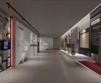 Modern Exhibition Hall-ID:748327027