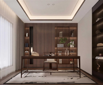 New Chinese Style Study Space-ID:129211904