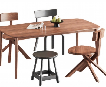 Modern Dining Table And Chairs-ID:995315074