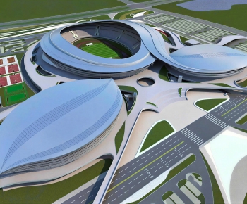 Modern Architectural Bird's-eye View Planning-ID:800371898